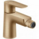 mitigeur bidet,avec tirette et vidage bronze brossé