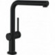 mitigeur de cuisine 270,avec douchette extractible 1 jet, sBox noir mat
