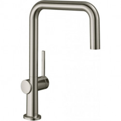 mitigeur de cuisine U 220, 1 jet aspect acier inox