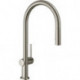 mitigeur cuisine 210,avec douchette extractible 2 jets, sBox aspect acier inox
