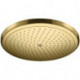 tête de douche Croma 280 1jet Ecosmart aspect doré poli