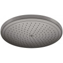 tête de douche Croma 280 1jet noir chromé brossé