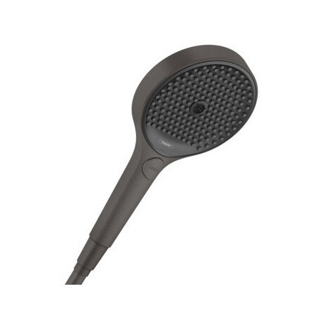Douchette 130 3jet EcoSmart noir chromé brossé