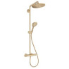 Showerpipe 280 1jetavec mitigeur thermostatique bronze brossé