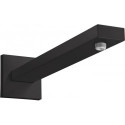 Bras de douche Square 38,9 cm noir mat