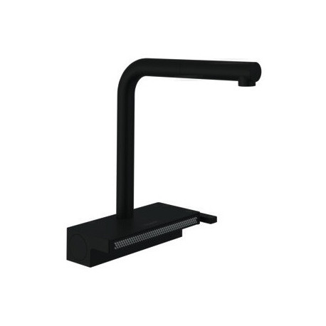 Mitigeur d'évier HG AQUNO Sel 2 DN 15 m bec extractible 2jet noir mat