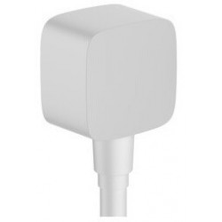 Coude de raccordement synthétique SoftCube blanc mat