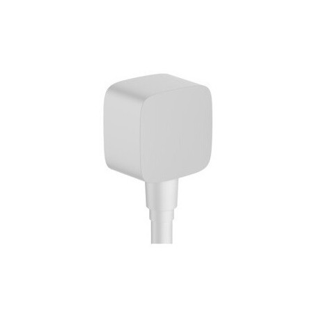 Coude de raccordement synthétique SoftCube blanc mat