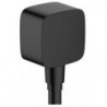 Coude de raccordement synthétique SoftCube noir mat