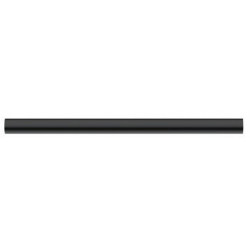 Tube droit noir mat