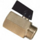 Vanne d'arrêt à bille KV 150 1/2 pouce extérieur x 1/2 pouce intérieur VORTEX