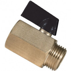 Vanne d'arrêt à bille KV 150 1/2 pouce extérieur x 1/2 pouce intérieur VORTEX