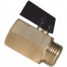Vanne d'arrêt à bille KV 150 1/2 pouce extérieur x 1/2 pouce intérieur VORTEX