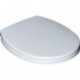 Abattant WC CONTOUR 21 charnières en acier inoxydable blanc IDEAL STANDARD