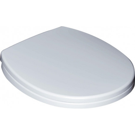 Abattant WC CONTOUR 21 charnières en acier inoxydable blanc IDEAL STANDARD