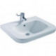Lavabo CONTOUR 21 accessible en fauteuil roulant 600 x 555 x 175 mm blanc IDEAL STANDARD