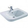 Lavabo CONTOUR 21 accessible en fauteuil roulant 600 x 555 x 175 mm blanc IDEAL STANDARD