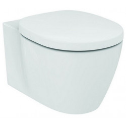 Abattant WC CONNECT avec couvercle, charnières en acier inoxydable, blanc IDEAL STANDARD