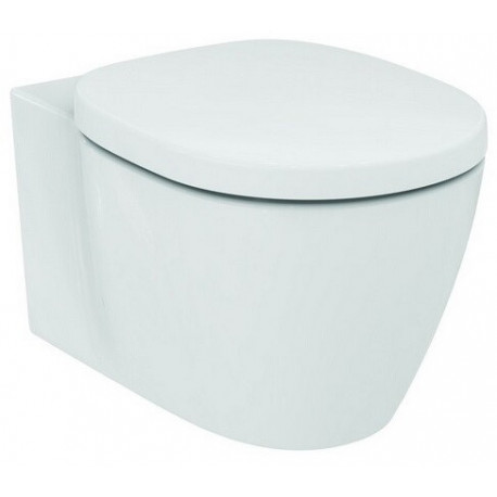 Abattant WC CONNECT avec couvercle, charnières en acier inoxydable, blanc IDEAL STANDARD