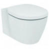 Abattant WC CONNECT avec couvercle, charnières en acier inoxydable, blanc IDEAL STANDARD