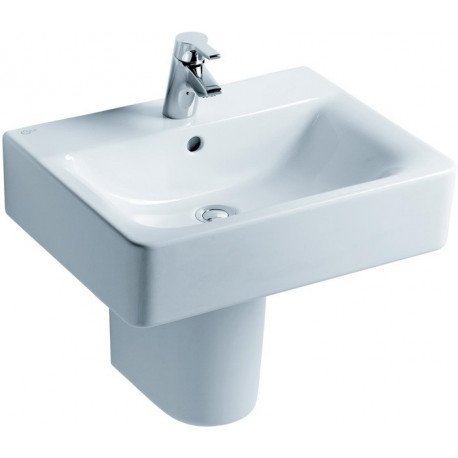 Lavabo CONNECT CUBE avec trop-plein 550 mm blanc IDEAL STANDARD