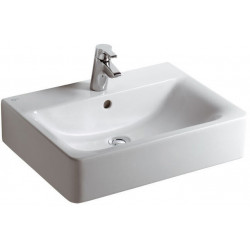 Lavabo CONNECT CUBE avec trop-plein 600 mm blanc IDEAL STANDARD