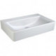 Lavabo CONNECT CUBE sans trou pour robinetterie et trop-plein 550 mm blanc IDEAL STANDARD