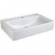 CONNECT CUBE trou pour robinetterie pour lavabo percé au milieu, sans revêtement 550 mm blanc IDEAL STANDARD