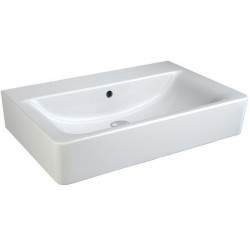Lavabo CONNECT CUBE sans trou pour robinetterie, avec trop-plein 600 mm blanc IDEAL STANDARD