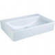 Lavabo CONNECT CUBE sans trou pour robinetterie et trop-plein 600 mm blanc IDEAL STANDARD