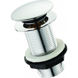Garniture de vidage push-open pour lavabo, avec trop-plein chromé IDEAL STANDARD