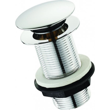Garniture de vidage push-open pour lavabo, avec trop-plein chromé IDEAL STANDARD