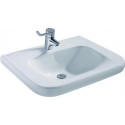 Lavabo CONTOUR 21 accessible en fauteuil roulant, 650 x 555 x 175 mm sans trop-plein blanc IDEAL STANDARD