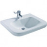 Lavabo CONTOUR 21 accessible en fauteuil roulant, 650 x 555 x 175 mm sans trop-plein blanc IDEAL STANDARD
