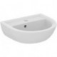 Lave-mains EUROVIT 1 trou pour robinet, avec trop-plein, 450 x 350 x 15 blanc IDEAL STANDARD