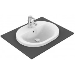 Lavabo à encastrer CONNECT oval 550mm blanc