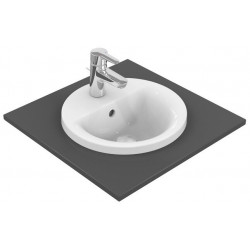 Lavabo à encastrer CONNECT rond 380mm blanc