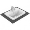 Lavabo à encastrer CONNECT rectangulaire 500x390x175mm blanc