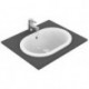 Lavabo à encastrer CONNECT oval 550mm blanc