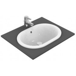 Lavabo à encastrer CONNECT oval 550mm blanc