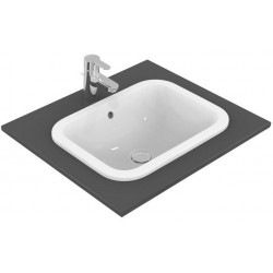 Lavabo à encastrer CONNECT rectangulaire 500x380x175mm blanc