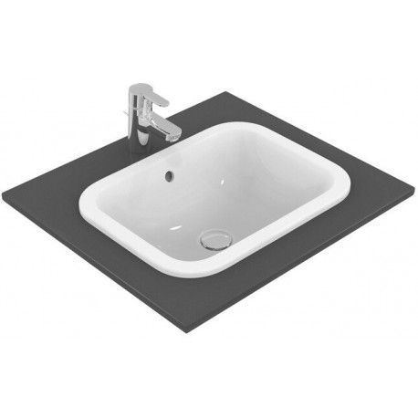 Lavabo à encastrer CONNECT rectangulaire 500x380x175mm blanc
