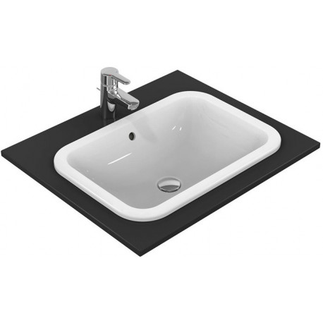 Lavabo à encastrer CONNECT rectangulaire 580x410x175mm blanc