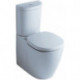 Combinaison WC sur pied à fond creux CONNECT 360 x 660 x 775 mm blanc IDEAL STANDARD