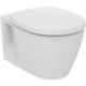 WC suspendu à fond creux CONNECT 360 x 540 x 340 mm, sans rebord de chasse, blanc IDEAL STANDARD