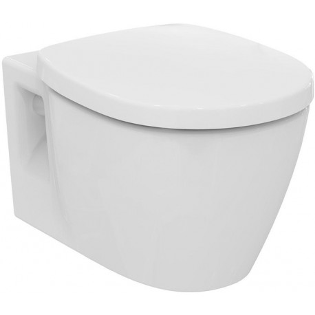WC suspendu à fond creux CONNECT 360 x 540 x 340 mm, sans rebord de chasse, blanc IDEAL STANDARD