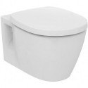 WC suspendu à fond creux CONNECT 360 x 540 x 340 mm, sans rebord de chasse, blanc IDEAL STANDARD