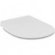Abattant WC CONNECT avec couvercle, charnières en acier inoxydable Flat white IDEAL STANDARD