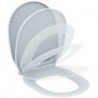 Abattant WC CONNECT AIR avec couvercle à fermeture amortie (enveloppe) blanc IDEAL STANDARD