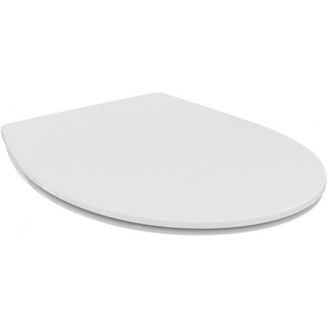 Abattant WC REVO avec couvercle, charnières inox blanc IDEAL STANDARD